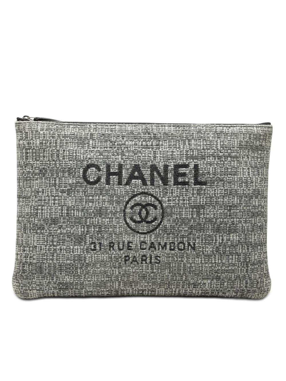 Chanel Large Tweed Deauville O Case #311496C94B